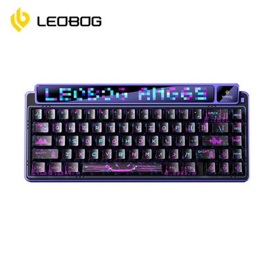 LEOBOG AMG65 Tri-Mode Mechanical Keyboard Dual TFT Screen Hot-Swap Gasket