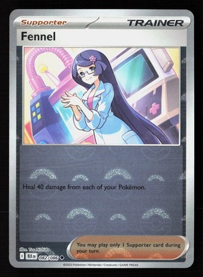Fennel (Poke Ball Pattern) Uncommon SV: Black Bolt 082/086 NM