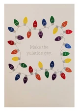Christmas Greeting Card - Make the Yuletide Gay