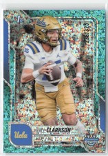 Pierce Clarkson 2025 Bowman University Chrome Aqua Mini-Diamond #/325 #156 UCLA
