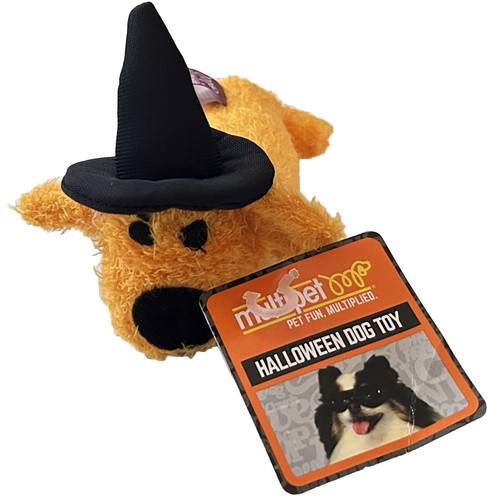MULTIPET Set of 2 HALLOWEEN Dog Toys with Squeaker~NEW/NWT~SO CUTE!! - Picture 2 of 6