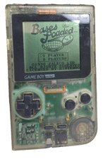 Clear Nintendo Game Boy Pocket GBC Console Great Shape Tested  4 games