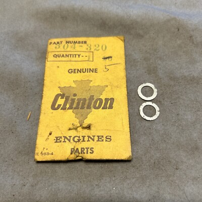 GENUINE CLINTON NOS WASHER 304-320