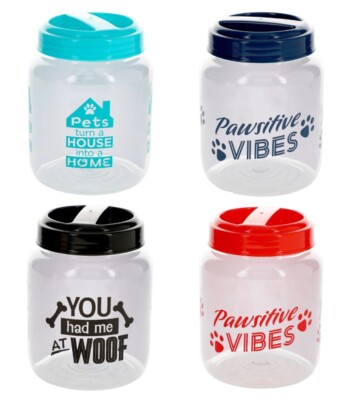 BPA-Free Plastic Airtight Cat and Dog Pet Treat & Food Storage Containers Choice