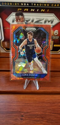 2020-21 Panini Prizm Luka Doncic - Red Cracked Ice - SP Exclusive
