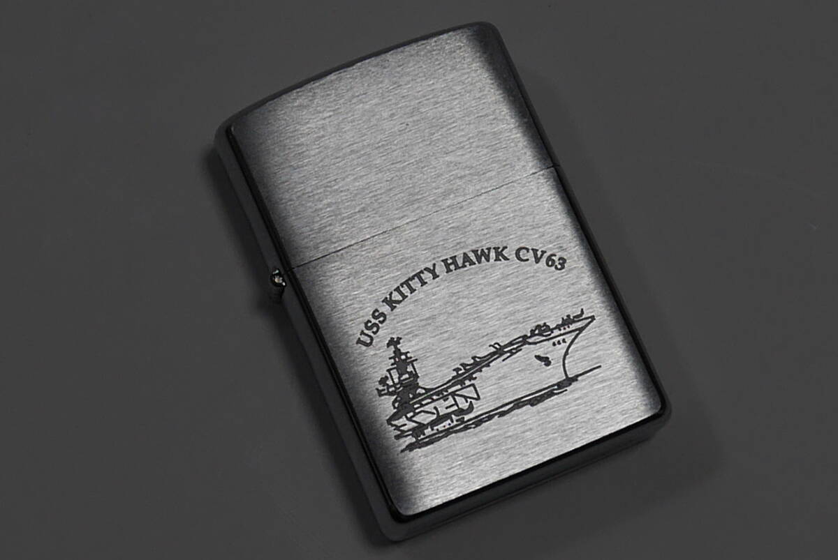 その他 USS KITTY HAWK CV-63 Zippo Zippo lighter US Navy USS Kitty Hawk CV63 made in 2003