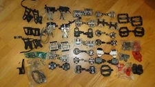 20 Bike Pedal Sets, Some Clipless, Shimano, Time, Look , Mixed Lot