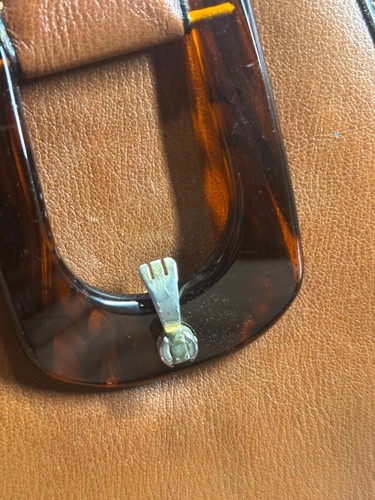 Cartera de cuero marrón vintage Pierre Cardin - Imagen 5 de 6