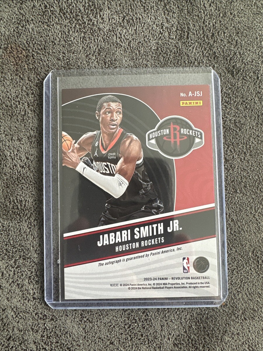paninh JABARI SMITH JR. autograph 199シリ 2023-24 Revolution Jabari Smith Jr autograph signed Houston