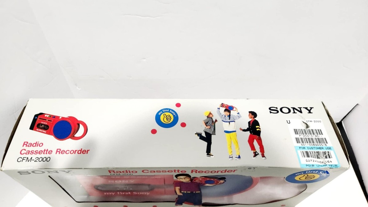 My First Sony Cassette Player CFM 2000 Radio Cassette player