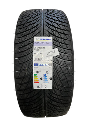 Michelin Winterreifen 255/35 R22 99W Pilot Alpin 5 SUV K1 3PMSF XL | DOT: 3524