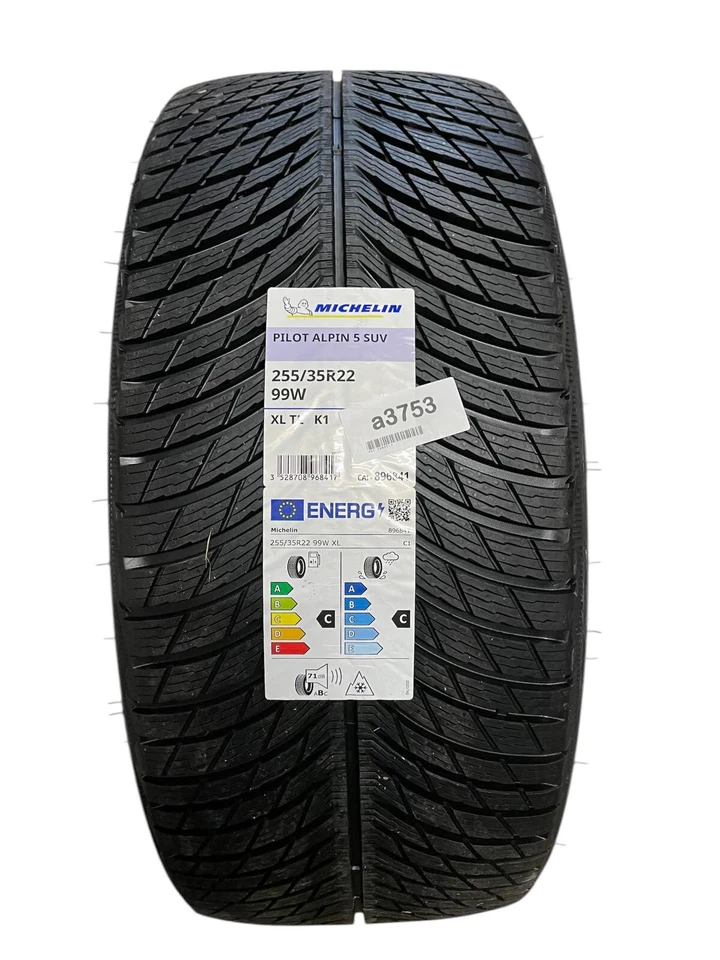 Michelin Winterreifen 255/35 R22 99W Pilot Alpin 5 SUV K1 3PMSF XL | DOT: 3524 - Bild 1 von 1