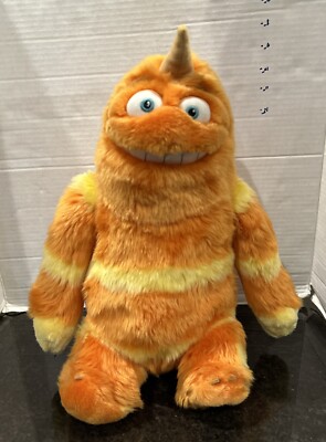 Monsters Inc. George Sanderson Orange Plush 15" Sock On Back Plush Toy  Disney | eBay