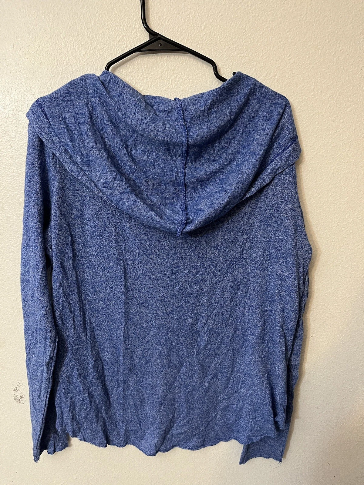 UNDERCOVER Maglione donna Victoria's Secret ROSA sottile con cappuccio taglia grande scollo a V difetto