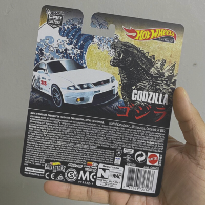 Hot Wheels CUSTOM - Nissan Skyline R33 Godzilla Premium Rubber