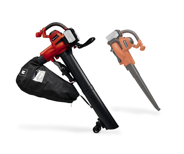 Einhell Twin 18v / 36v Cordless Leaf Blower + Vacuum PXC Power X-Change 45L Bag