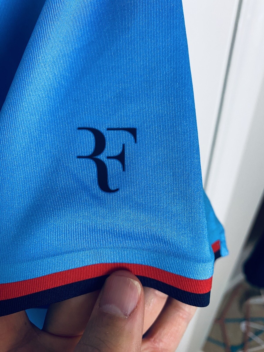 Nike Roger Federer RF 2012 US Open V-Neck Tennis Shirt Large Rafa
