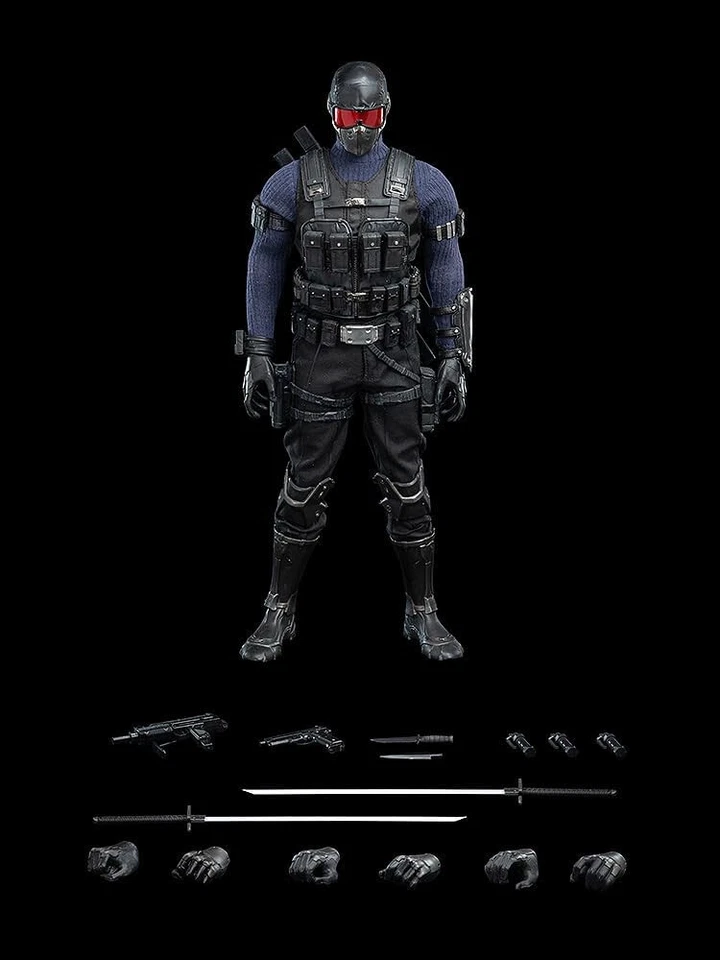 Figura de acción Threezero FIG ZERO 1/6 G.I.JOE Commando Snake Eyes con seguimiento NUEVO Foto 2 de 2