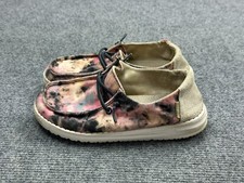 Hey Dude Youth Shoes Size Kids 13 Tie-Dye Navy Pink Wendy Youth