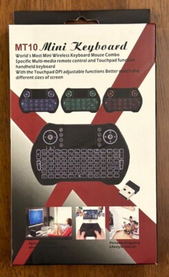 MT10 Mini Keyboard, World's Most Mini Wireless Keyboard and Mouse Combo 
