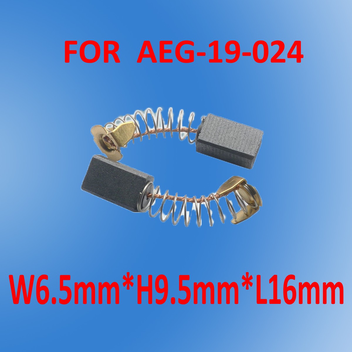Cepillos De Carbono Para Amoladora AEG 19-024 279375 KS2.5 WS632 WS602