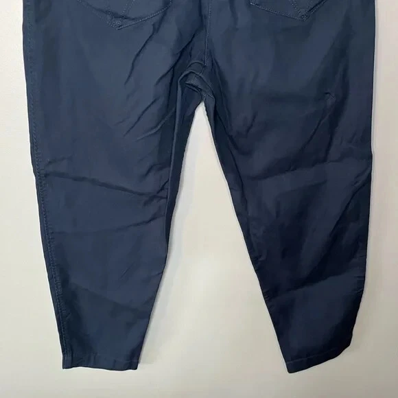 Pantalone COACH plissettato blu navy taglia 8