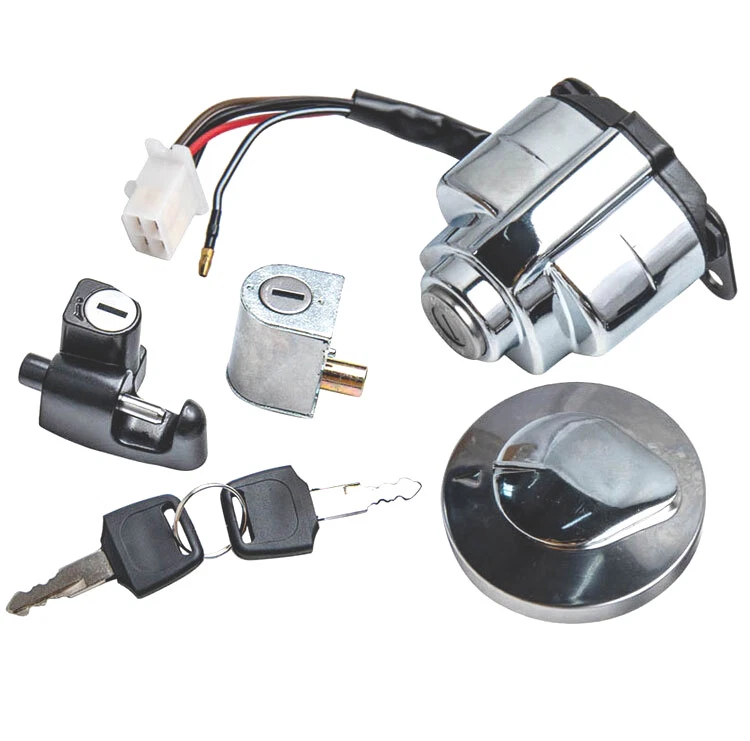 Ignition Switch Fuel Gas Cap Lock Set for Honda VTX1300 ALL models 2005-2009 - Image 4 of 4
