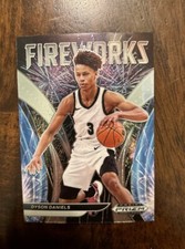2022-23 Panini Prizm Draft Picks - Fireworks White Sparkle Prizm #FW-DD Dyson...