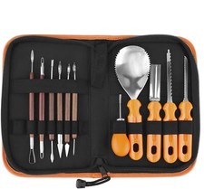 Halloween Pumpkin Carving Tools Kit, Halloween Jack-O-Lanterns 11 Piece Profe...