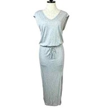 Joe Fresh Grey Maxi Dress Women Sz 