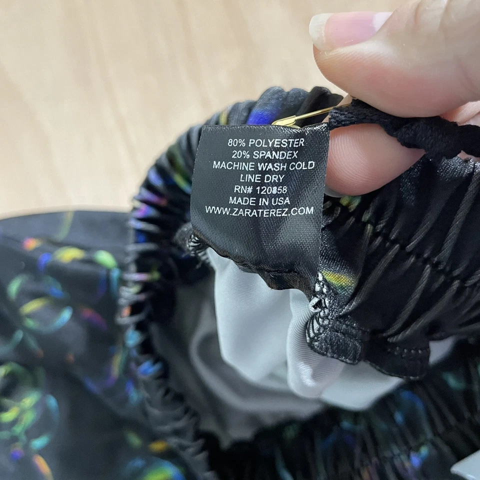 NUEVO CON ETIQUETAS Zara Terez Platino Niñas Falda Patinadora Estampado Burbujas Talla XL Cintura Elástica Foto 3 de 4