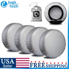 25- 27" Waterproof Wheel Tire Covers Sun Protector for Truck Car RV Trailer SUV 