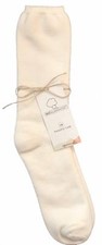 Organic Cotton Mid Calf Socks 100 Soft Sustainable Natural Eco Friendly Unisex