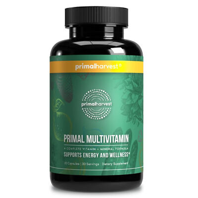 Primal Harvest Primal Multivitamin - for Brain, Heart, Bone, Skin and Eye Health
