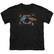 PINK FLOYD DARK SIDE Kids Boys Girls Licensed Graphic Tee Shirt SM-XL Sizes 6-20