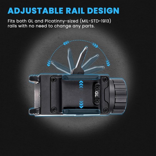 Sofirn PL09 Pistol Light, 1600 Lumens Rechargeable Tactical Compact flashlight - Picture 3 of 7