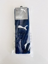 Puma Football Soccer Socks size 3 7-9 Mens Blue Knee High 1 Pair Liga New