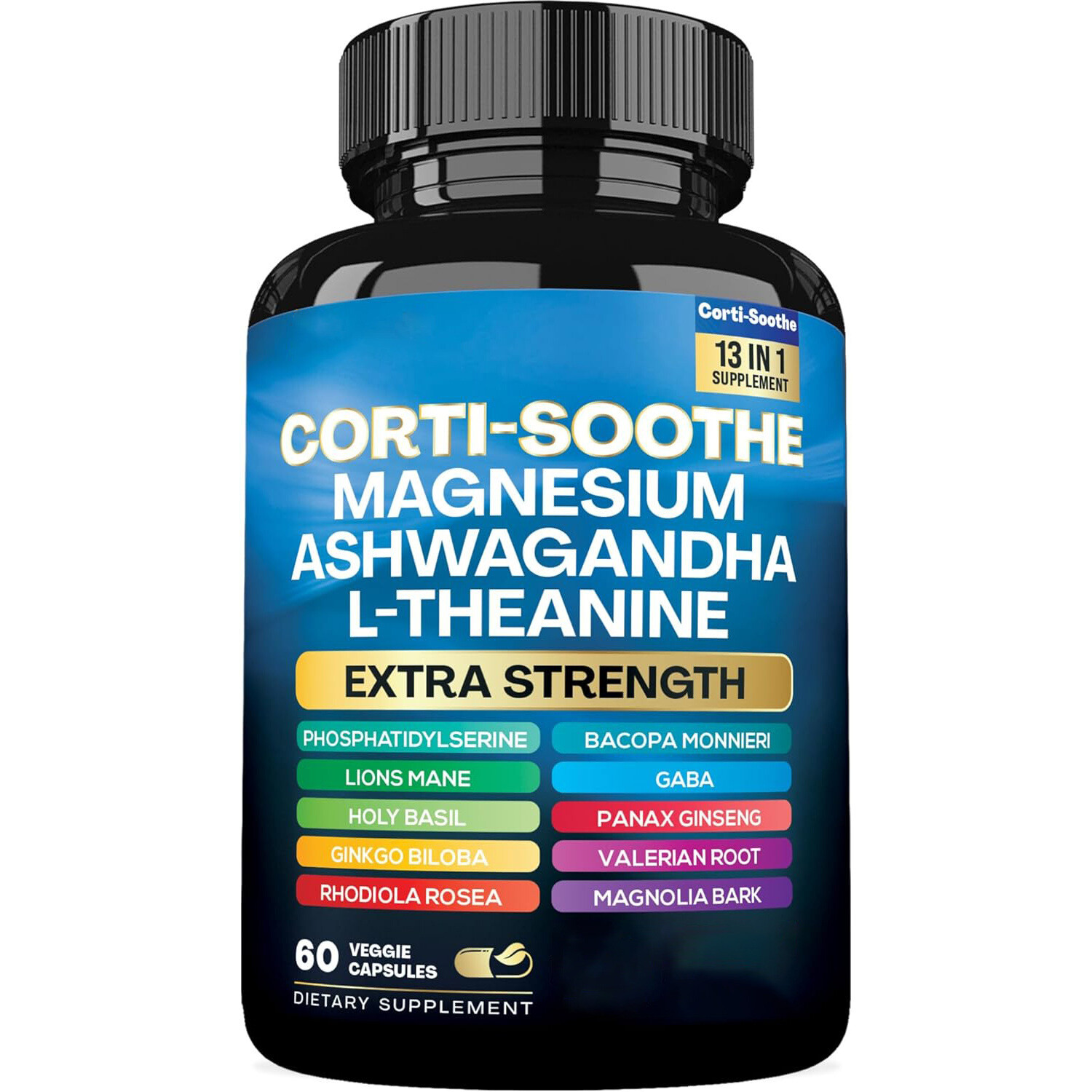 Adrenal Cortisol Manager Stress Relief Support Supplement Pills Natural