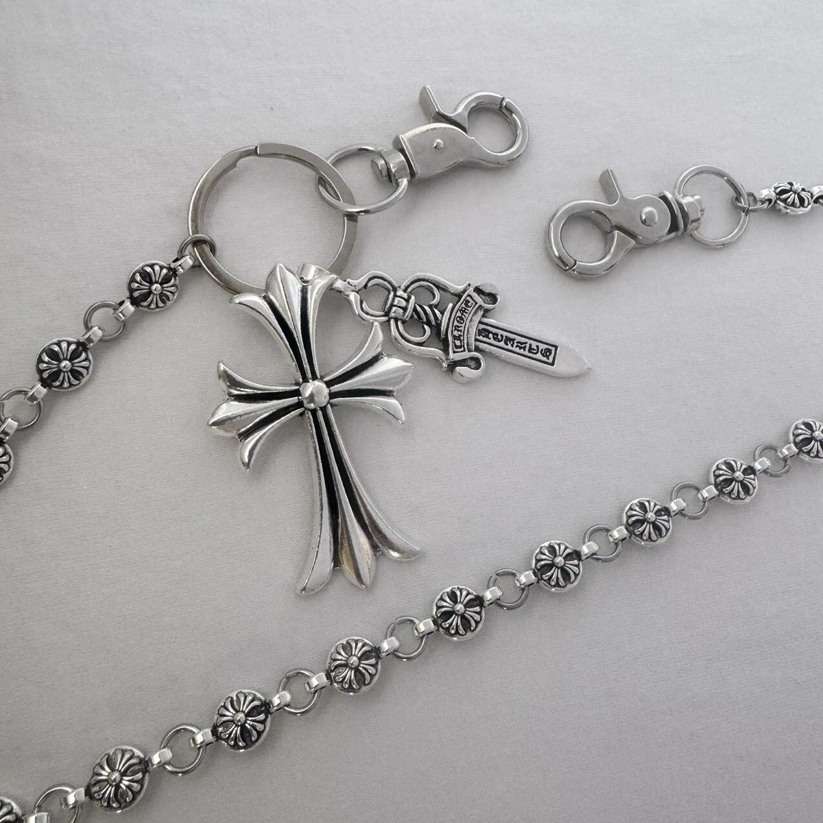 Cross Pants Chain for Men Women,Jeans Chain,Keys Chain,Biker Wallet Chain