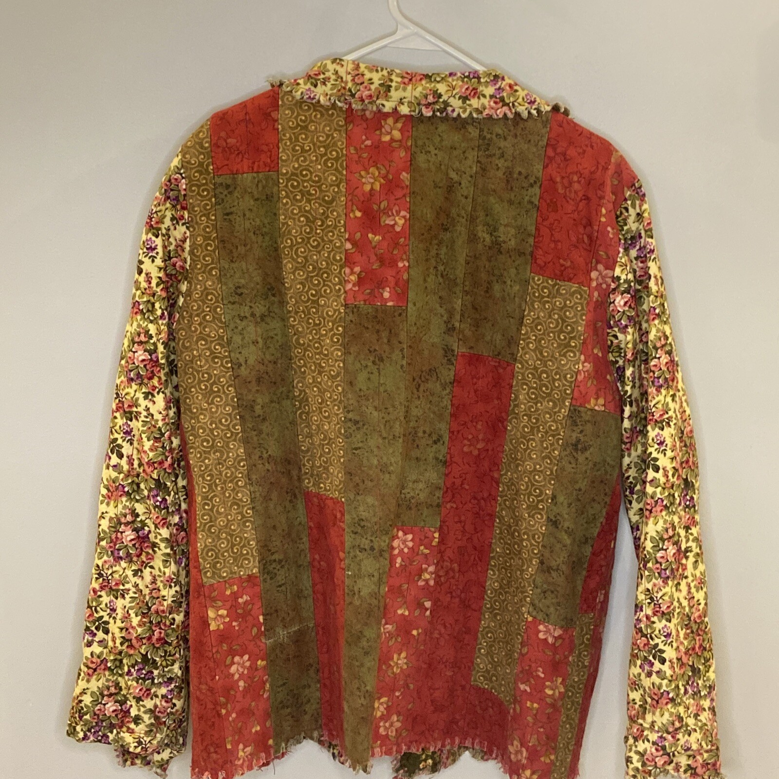 Handmade Patchwork Reversible Jacket No size will… - image 9