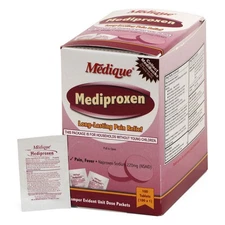 MEDIQUE 23733 Naproxen Sodium Pain/Fever Relief,PK100 3WHL7