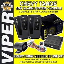 JS ALARMS ONE COMPLETE KIT ALARM  KEYLESS ENTRY 2007 CHEVY TAHOE CHEVROLET