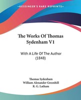 Thomas Sydenham | The Works Of Thomas Sydenham V1 | Taschenbuch | Englisch