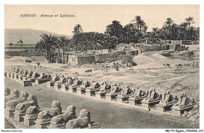 BBCP7-0557-EGYPT - KARNAK - AVENUE OF SPHINXES