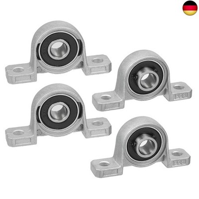 Saipor 4 Stück KP08 Lager Montageblock 8mm Bohrung Zinklegierung 