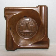 1933 Chicago Worlds Fair Chrysler Motors Pavilion Ashtray