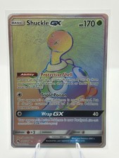 Shuckle GX (Secret) 215/214 Pokemon TCG SM - Lost Thunder Rainbow Rare NM on eBay