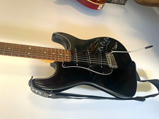 Squier Stratocaster Black Right-Handed 6-String Solid Body 21-Fret Guitar