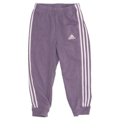 Adidas, Jogginghose, Größe: 98, Lila/Pink, Baumwolle/Elasthan/Polyester #usF