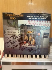 Ronnie Kole Trio ‎– New Orleans' Newest Sound LP ORIG LPS-2207 AUTOGRAPHED NM